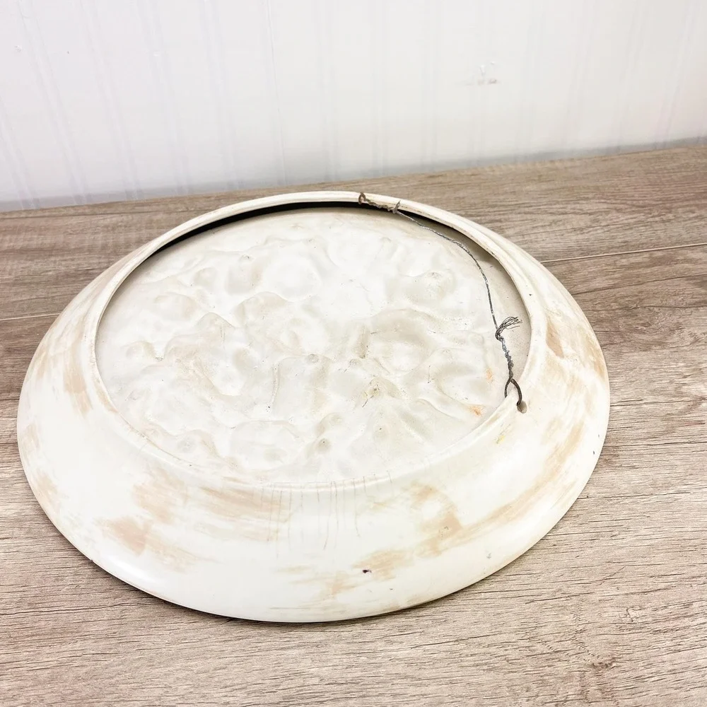 Vintage Floral Wall Hanging: Cottage Chic Home Decor